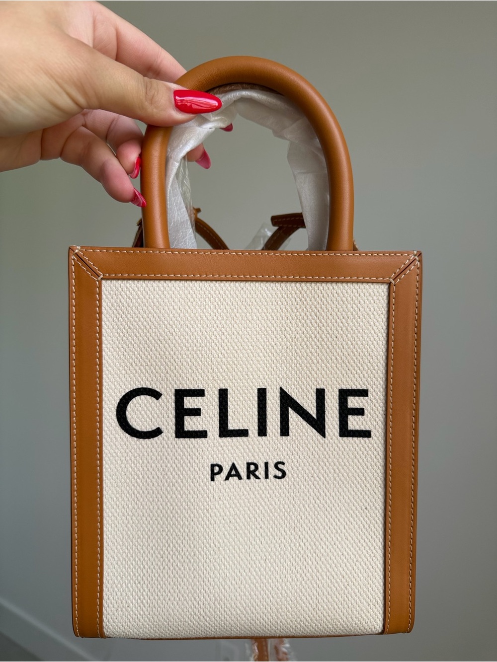Celine Mini Cabas Tote with Strap
